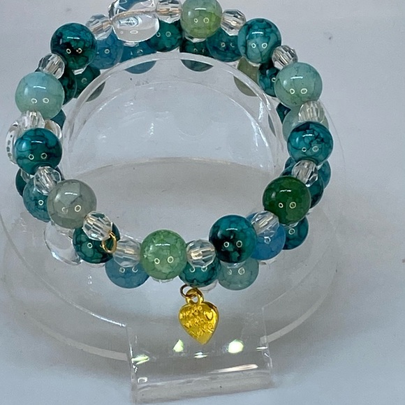 Handmade Wrap Around Beaded Bracelets, Wrap Bracelet, Stack Bracelet - Picture 4 of 16